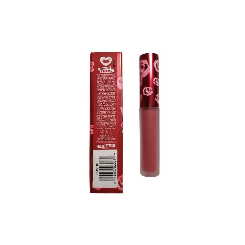 Lime Crime Velvetines‎ Liquid Matte Lipstick Rustic New In Box